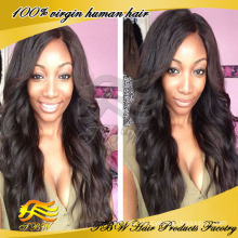 Wholesale 6A Unprocessed Brazilian Remy Full Lace 100 Percent Human Hair Wigs For Black Woman